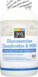 365 Everyday Value, Glucosamine Chondroitin & MSM, 240 count