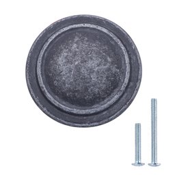 AmazonBasics - Drawer Knob with Straight Top Top and Border - 1.25" Diameter, AB700-AS-25