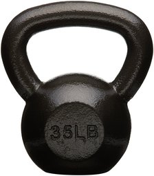 Amazon Basic Kettlebell 30 lbs Cast Iron