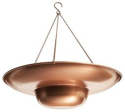 Strathwood Copper Finish Hanging Bird Bath