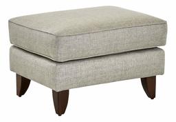 Amazon Brand – Stone & Beam Troy Upholstered Ottoman, 29"W, Ash Gray