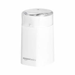 AmazonBasics Electric Coffee Bean Grinder, White