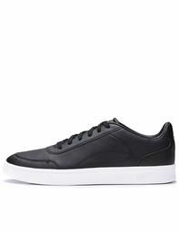 CARE OF by PUMA Men’s Leather Low-Top Trainers, Black, US 9.5