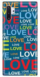 Amazon Brand - Solimo Designer Love Pattern Design 3D Printed Hard Back Case Mobile Cover for Samsung Galaxy Note 10 Plus