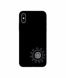 Amazon Brand - Solimo Designer Circle Pattern 3D Printed Hard Back Case Mobile Cover for Apple iPhone Xs Max