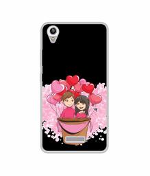 Amazon Brand - Solimo Designer Boy and Girl UV Printed Soft Back Case Mobile Cover for Lava Iris X9