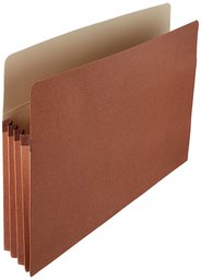 AmazonBasics Expanding Accordian Organizer File Folders - Letter Size, 25-Pack