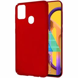 Amazon Brand - Solimo Mobile Cover (Hard Back & Slim) for Samsung Galaxy M30s (Maroon Red)