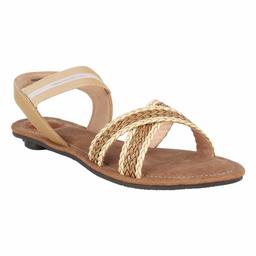 Teen Mix By Catwalk Women's Beige Fashion Sandals-6 UK (38 EU) (8 US) (TM4280F_A)