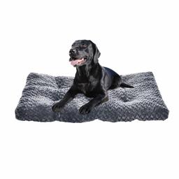 Amazon Basic Dog Bed Pad Swirl Boa Gray 102x69x9cm