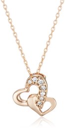 [An AJC Collection] an AJC Collection Diamond K Pink Gold Heart Motif Necklace 0442 – 6016 – 0012 – 0000
