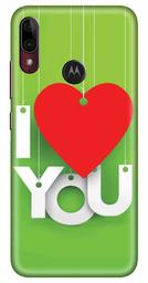 Amazon Brand - Solimo Designer Heart Design 3D Printed Hard Back Case Mobile Cover for Motorola Moto E6s / Motorola Moto E6 Plus