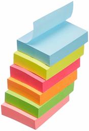 AmazonBasics Sticky Notes - 1 3/8" x 1 7/8", Assorted Colors, 18-Pack (Renewed)