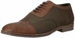 Amazon Brand - Symbol Men's Brown PU Formal Shoes - 10 UK (AZ-SY-427)