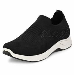 Flavia Women's Black Running Shoes-9 UK (41 EU) (10 US) (FKT/ST-1912/BLK)