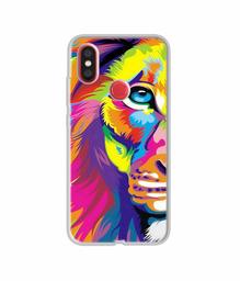 Amazon Brand - Solimo Designer Funny Cat Pattern Print UV Printed Soft Back Case Mobile Cover for Mi A2