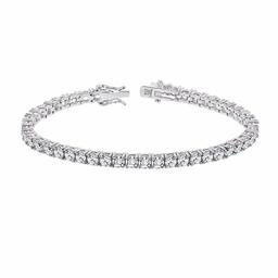 [Find] Amazon Collection puratinamekkisuta-ringusiruba-kuria- 3.5 mm Round kattokyu-bikkuzirukoniatenisuburesuretto, 16.5 cm Length Bracelet jeb00026 _ 121cl6hqd00