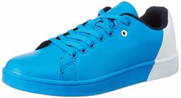 Amazon Brand - Symbol Men's Blue PU Sneakers-9 UK (43 EU) (10 US) (AZ-YS-189)