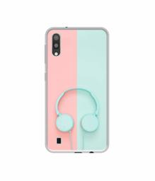 Amazon Brand - Solimo Designer Head Phone UV Printed Soft Back Case Mobile Cover for Samsung Galaxy M10