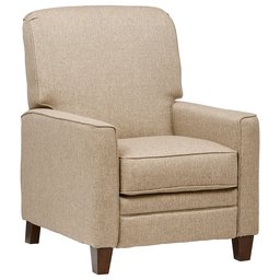 Amazon Brand – Stone & Beam Edmunds Traditional Recliner, 30"W, Latte