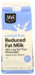 365 by Whole Foods Market, Grade A Milk, Reduced Fat - Lactose Free, 64 Fl Oz