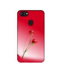 Amazon Brand - Solimo Designer Red Roses UV Printed Soft Back Case Mobile Cover for Oppo F5