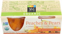 365 EVERYDAY VALUE Organic Peaches And Pears, 16 OZ