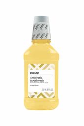 Amazon Brand - Solimo Antiseptic Mouthwash, Original Flavor, 8.5 Fl Oz (Pack of 1)