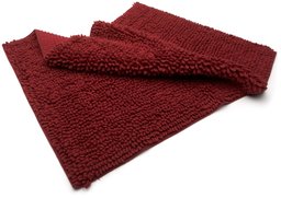 Pinzon Luxury Loop 21-By-34-Inch Cotton Bath Rug, Brick