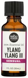 Whole Foods Market, Essential Oil, Ylang Ylang III, 1 fl oz
