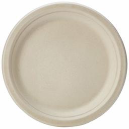 AmazonBasics Compostable Plates, 9-Inches, Kraft, Pack of 250