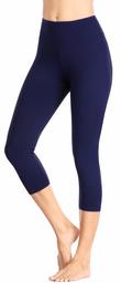 Eono Essentials Women's Opaque Yoga Pants, blue, xl