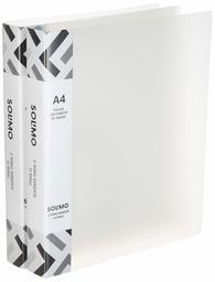 Amazon Brand - Solimo Ring Binder, A4 Size, White, Pack of 2
