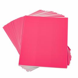 AmazonBasics Neon Laser Labels, Rectangle, 1" x 2-5/8, Fluorescent Magenta, 750-Pack