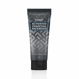 Amazon Brand - Solimo Charcoal Facewash with Scrub