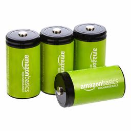 AmazonBasics Ni-MH Pre-Charged Rechargeable Batteries, 1000 Cycle