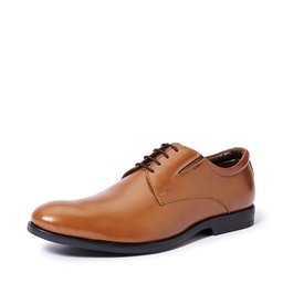 Amazon Brand - Symbol Men's Tan Formal Derby Shoes