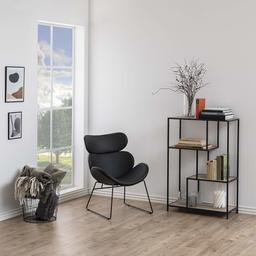 Amazon Brand - Movian Lakeford, Bookcase with 2 shelves, Oak effect