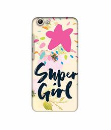 Amazon Brand - Solimo Designer Super Girl 3D Printed Hard Back Case Mobile Cover for Vivo Y69