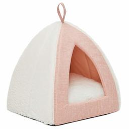 UMI. Essential Soft and Comfortable Cat Bed, medium, pink