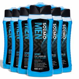 Amazon Brand: Solimo Shower Gel for Men with Almond Oil