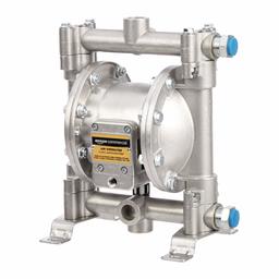 AmazonCommercial Heavy Duty Double Diaphragm Transfer Pump 1/2" Nitrile / NBR / Buna-N - 13GPM / 50LPM Aluminum Air Operated Pneumatic for Diesel, Grease, Kerosene & Oil (Renewed)