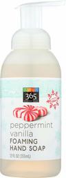 365 Everyday Value, Peppermint Vanilla Foaming Hand Soap, 12 OZ
