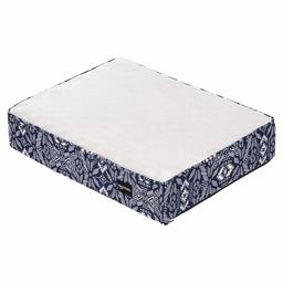 AmazonBasics Foam Pet Bed, Small, Blue