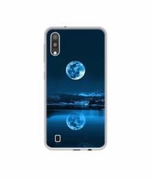 Amazon Brand - Solimo Designer Moon Pattern Print UV Printed Soft Back Case Mobile Cover for Samsung Galaxy M10