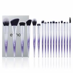 Eono by Amazon - 17Pcs Makeup Brushes Set Professional, Purple Premium Synthetic Make up Brushes for Foundation Face Blending Blush Eyeshadow Concealers Eyeliner Highlighter Makeup Brush Kits
