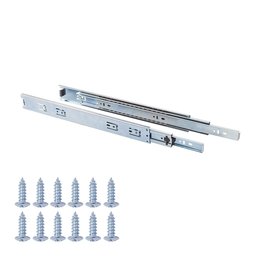 AmazonBasics 16" Ball Bearing Drawer Slides, Steel, 5 Pairs