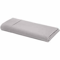 AmazonBasics Ultra-Soft Flat Sheet - Breathable, Easy to Wash - Full, Graphite