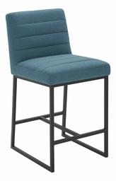 Amazon Brand – Rivet Decatur Modern Kitchen Counter-Height Stool, 37"H, Aqua