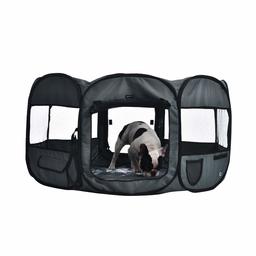 AmazonBasics Portable Soft Pet Playpen 45" DE2018058GR-45